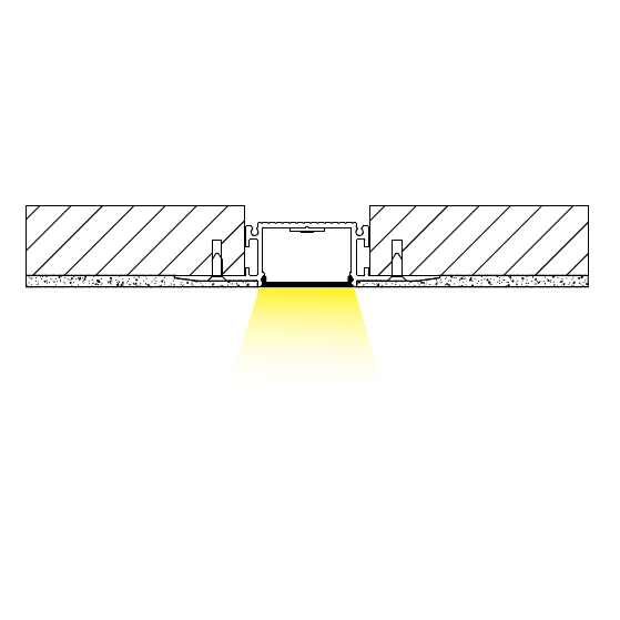 Recessed LED Channel For 20mm Multi-Row LED Strip Lights Recessed LED Channel For 20mm Multi-Row LED Strip Lights